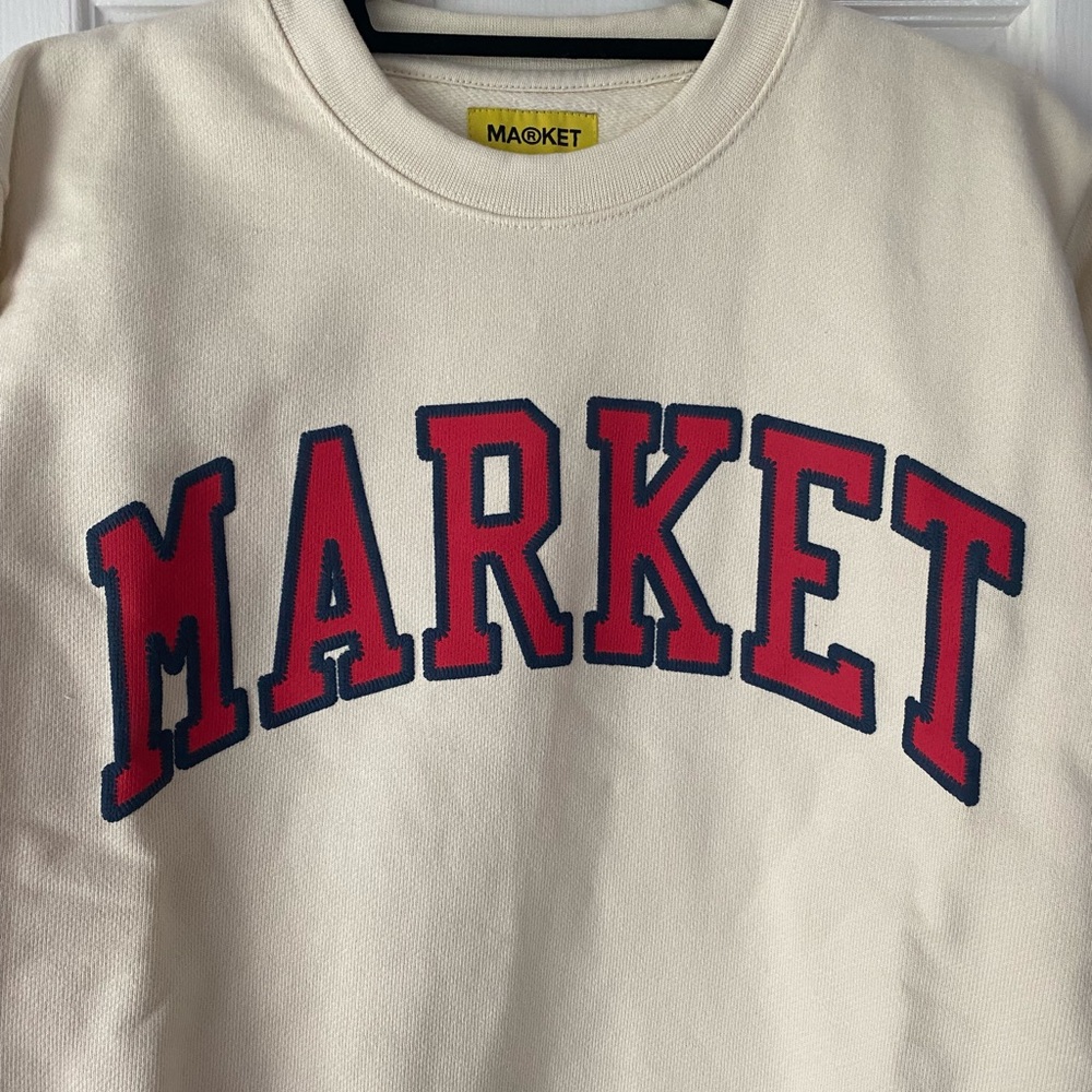 NWT Market Logo Crewneck Sweatshirt